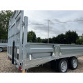 12’ x 6’ 2600Kg Beaver Tail Platform Trailer - Drop Sides