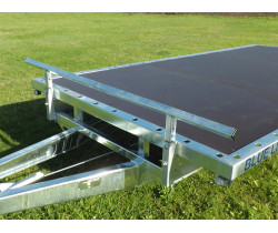16’ x 6’6” 3500Kg Beavertail Platform Trailer