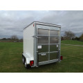 8' x 5' x 6' 1700Kg Box Van Trailer - Drop Tail Gate