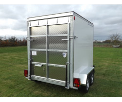 8' x 5' x 6' 1700Kg Box Van Trailer - Drop Tail Gate