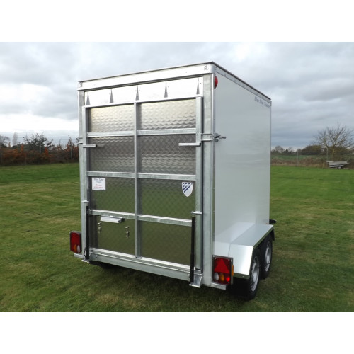 8' x 5' x 6' 1700Kg Box Van Trailer - Drop Tail Gate