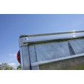 8' x 5' x 6' 1700Kg Box Van Trailer - Drop Tail Gate