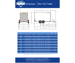 Box Van Dimensions Box Van Dimensions