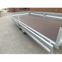 14' x 6'6" 3500Kg gross Drop Side Platform Trailer